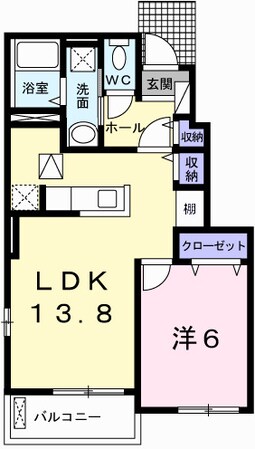 ファンターナの物件間取画像